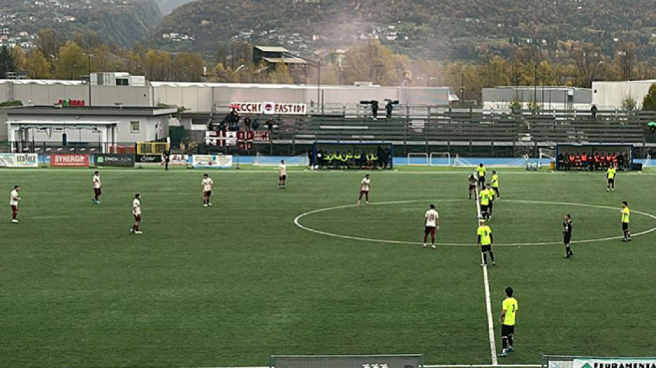La Juve Domo subisce il recupero della Virtus Vercelli. Finisce 1-1