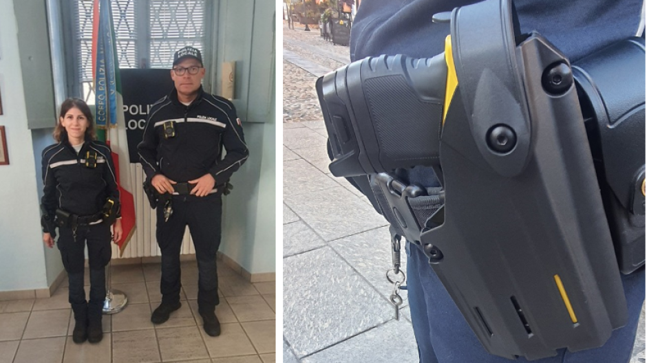 Polizia Locale di Domodossola: al via la sperimentazione del taser